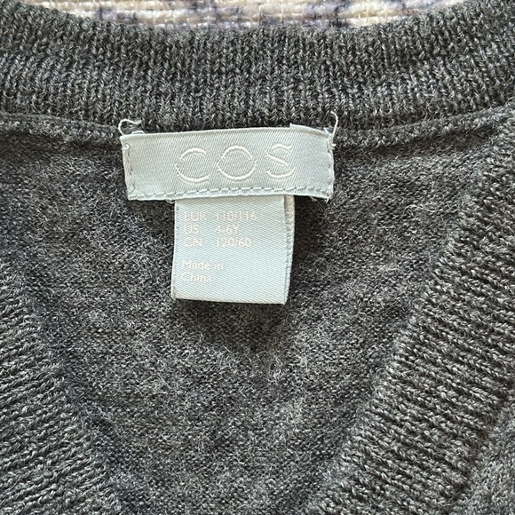 COS KIDS Elbow Patch Cardigan - Picture 3 of 7